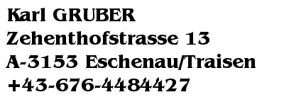 [ Karl Gruber ]